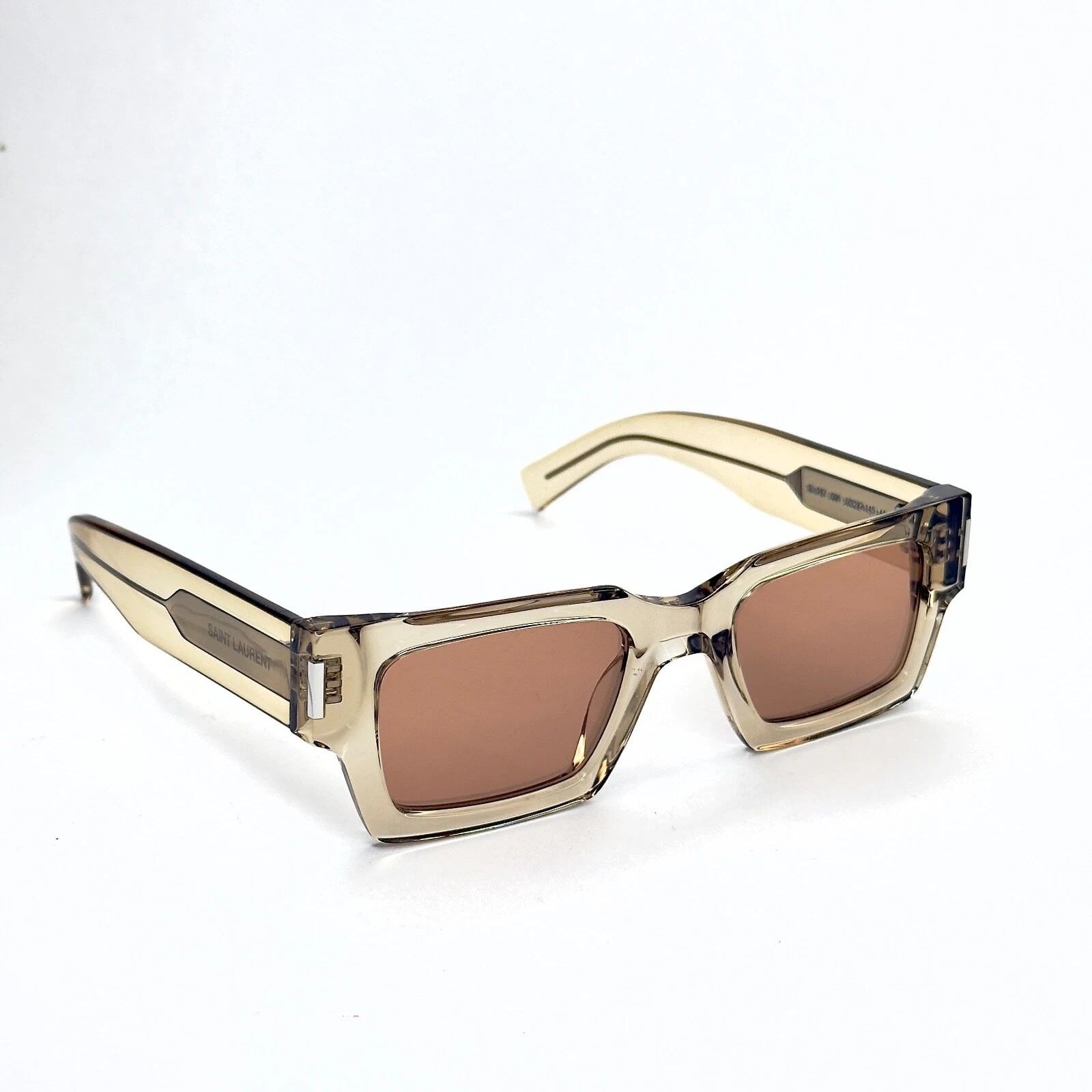 Yves Saint Laurent SAINT LAURENT Naked Wirecore SL 572 SL572 006 Sunglasses Size ONE SIZE - 5 Thumbnail