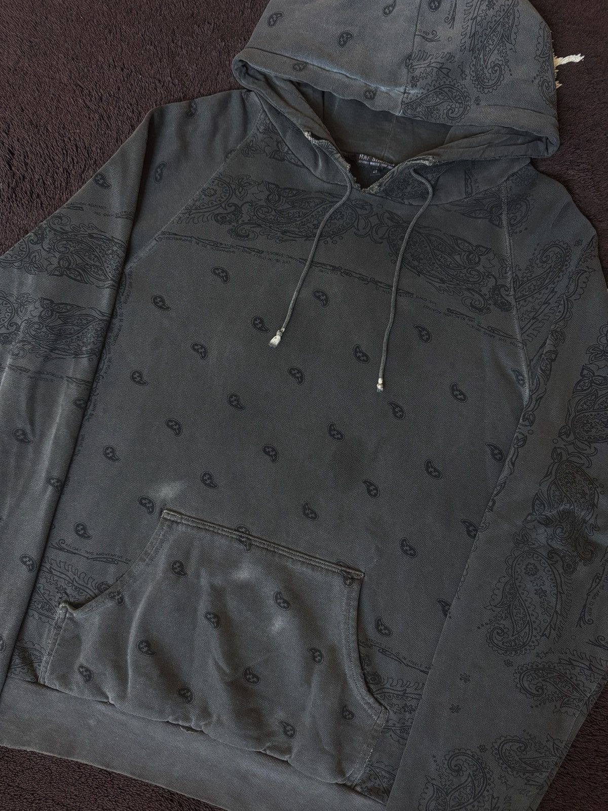 Raf Simons Raf Simons AW2004-2005 paisley hoodie Size US L / EU 52-54 / 3 - 1 Thumbnail