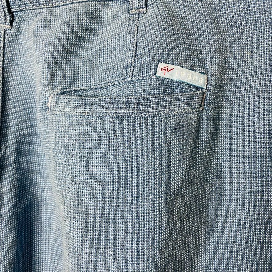 Gloria Vanderbilt Baggy Mom Jeans Vintage Gloria Vanderbilt Blue White Gingha Size 36" / US 14 / IT 50 - 5 Thumbnail