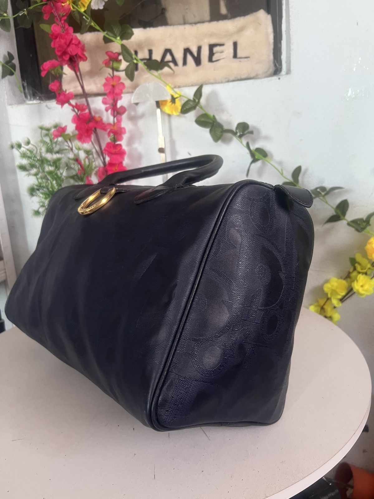 Christian Dior Monsieur × Vintage Vintage Christian Dior Boston Navy Blue Size ONE SIZE - 16 Thumbnail