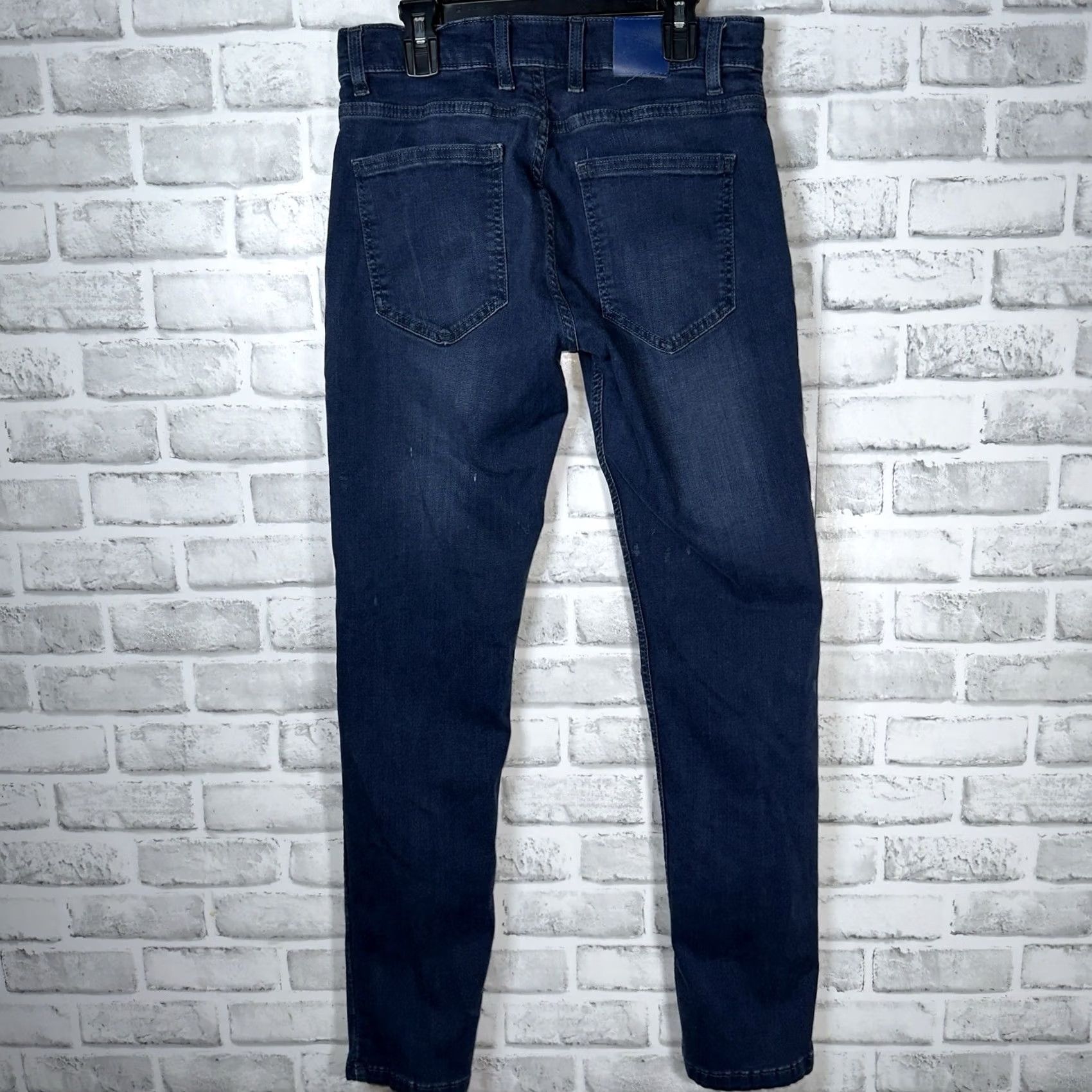 Vintage Mugsy Fultons Jeans Mens Size 30x32 Blue Cotton Blend Straight Jeans Mens Size US 30 / EU 46 - 5 Thumbnail