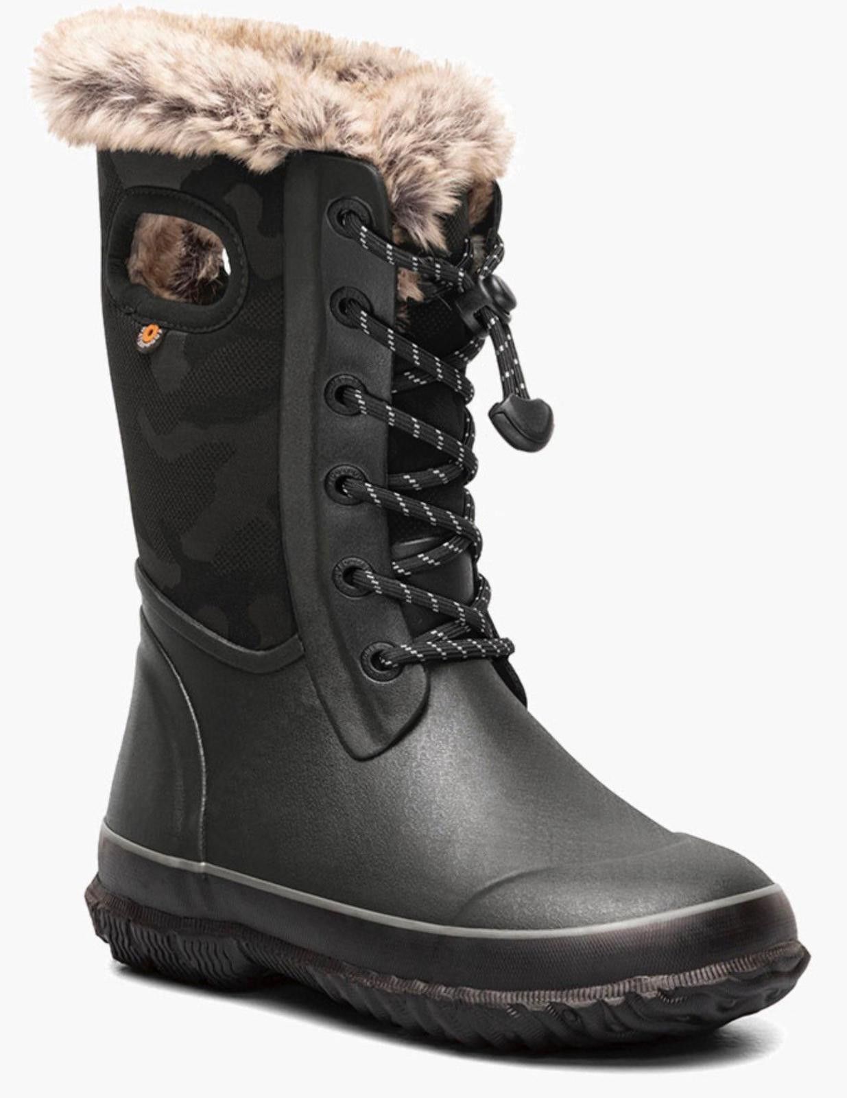Hugo Boss Kids’ Winter Snow Boots Bogs Arcata Tonal Camo, 12 unisex Size US 12 / IT 42 - 3 Thumbnail
