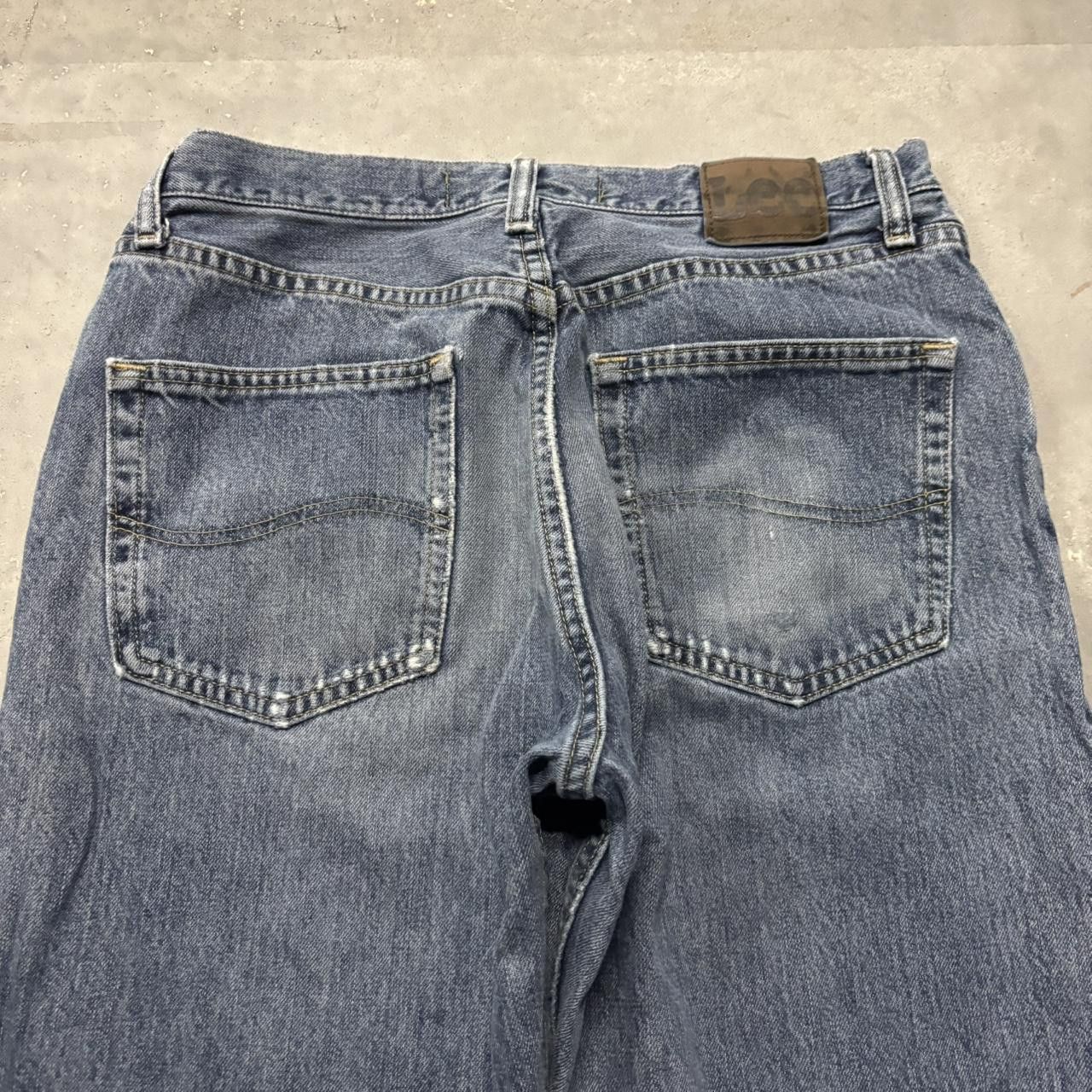Japanese Brand × Vintage Crazy Vintage Y2K/2000s Grunge Dark Wash Essential Denim Jeans! Size US 30 / EU 46 - 7 Thumbnail