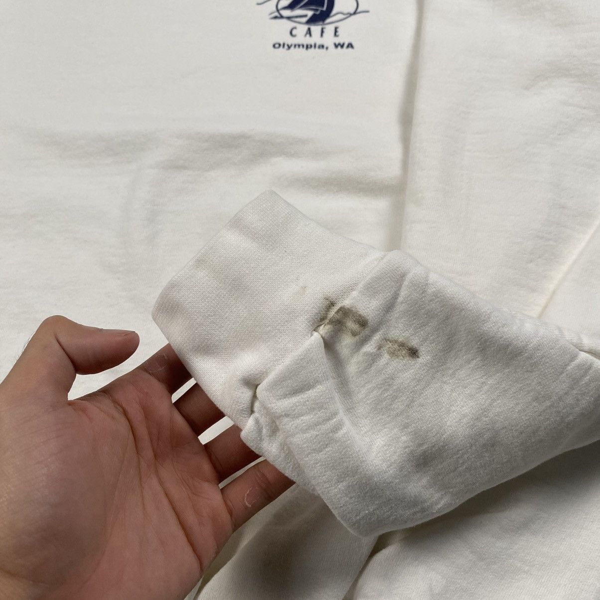 Hanes Vintage y2k Hanes Budd Bay Cafe Crewneck Size US M / EU 48-50 / 2 - 3 Thumbnail