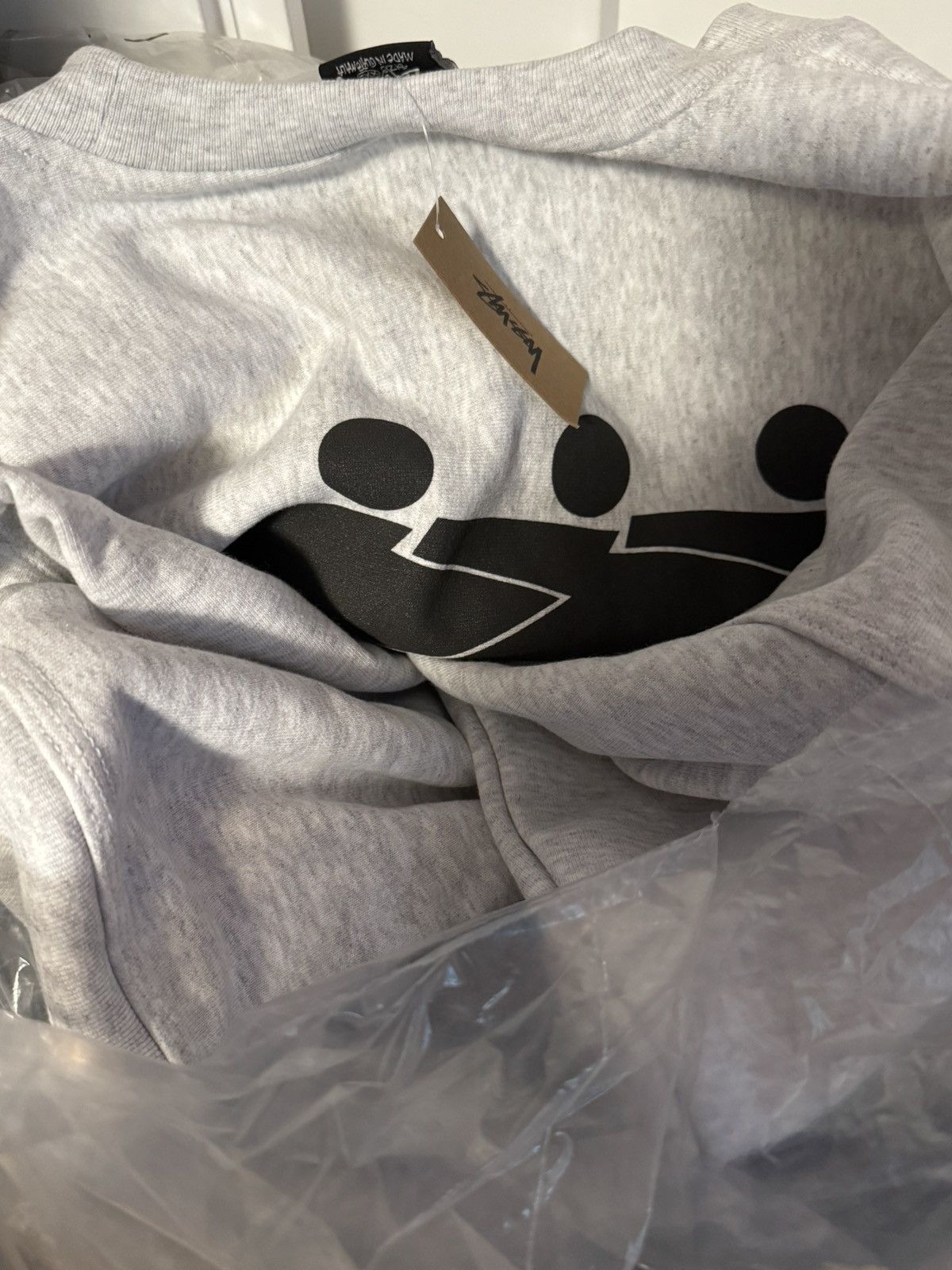 Stussy •NWT• STÜSSY Surf Walk Ash Heather Crewneck Sweater• • 2XL Size US XXL / EU 58 / 5 - 6 Thumbnail