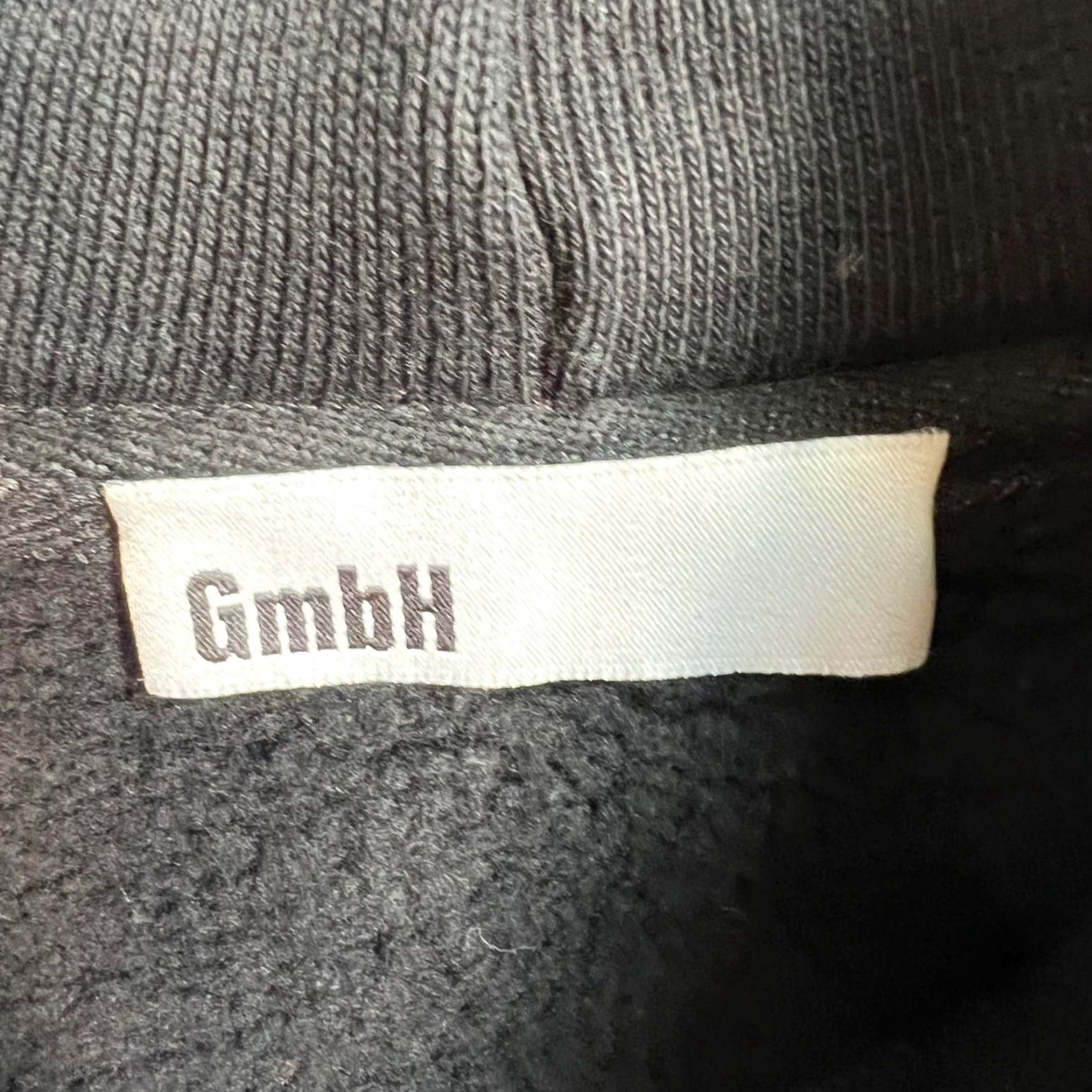 GmbH VINTAGE GmbH Womens Hoodie Pullover Activewear Medium Black Ribbed Cotton 90s Womens Size M / US 6-8 / IT 42-44 - 3 Thumbnail