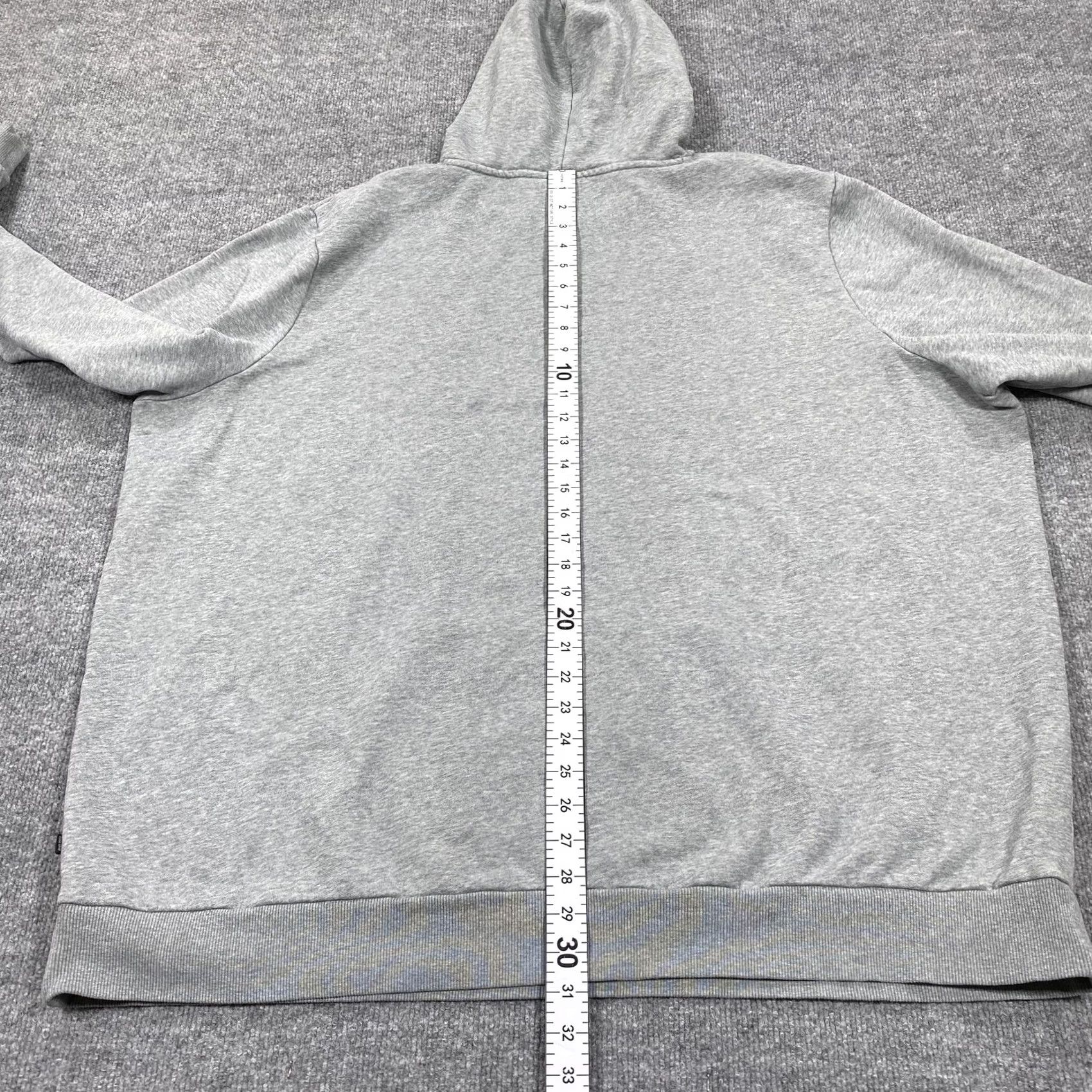 Puma PUMA Hoodie Mens 4XLT Gray Pullover Fleece Hooded Drawstring Pockets Lined Size US XXL / EU 58 / 5 - 7 Thumbnail