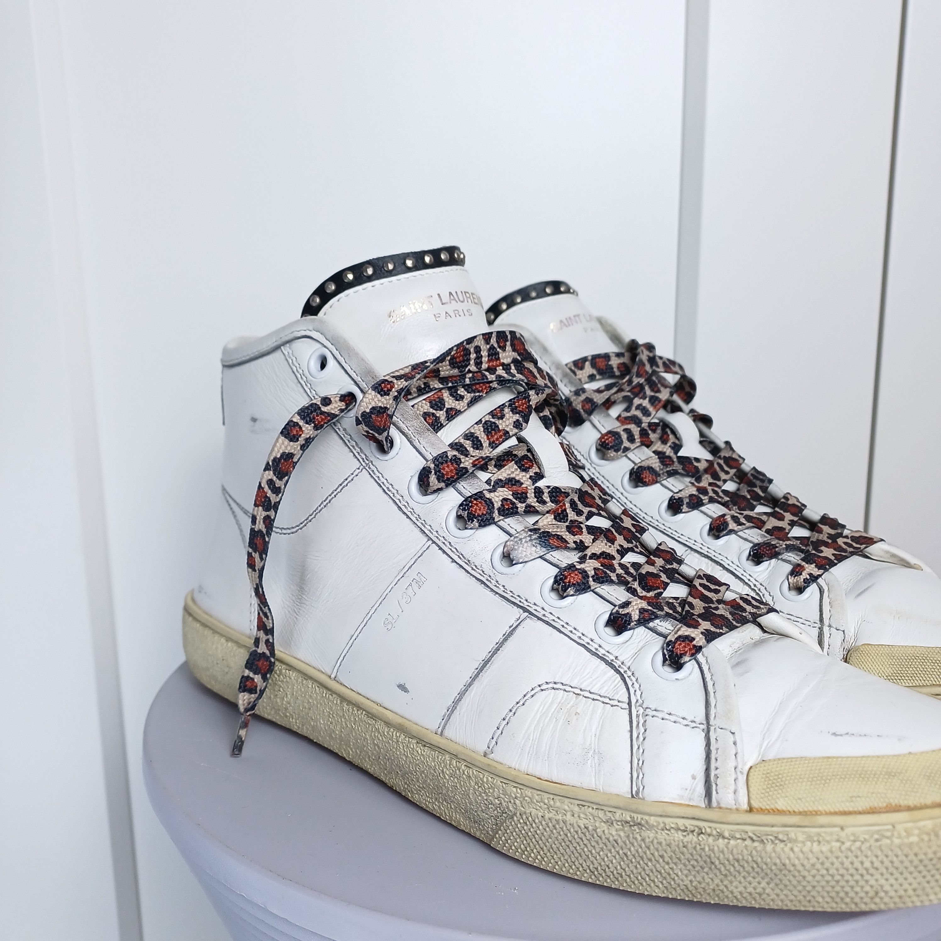 Saint Laurent Paris Saint Laurent Hedi Slimane SS16 SL/37M Hi Top 39.5 Size US 6.5 / IT 36.5 - 3 Thumbnail
