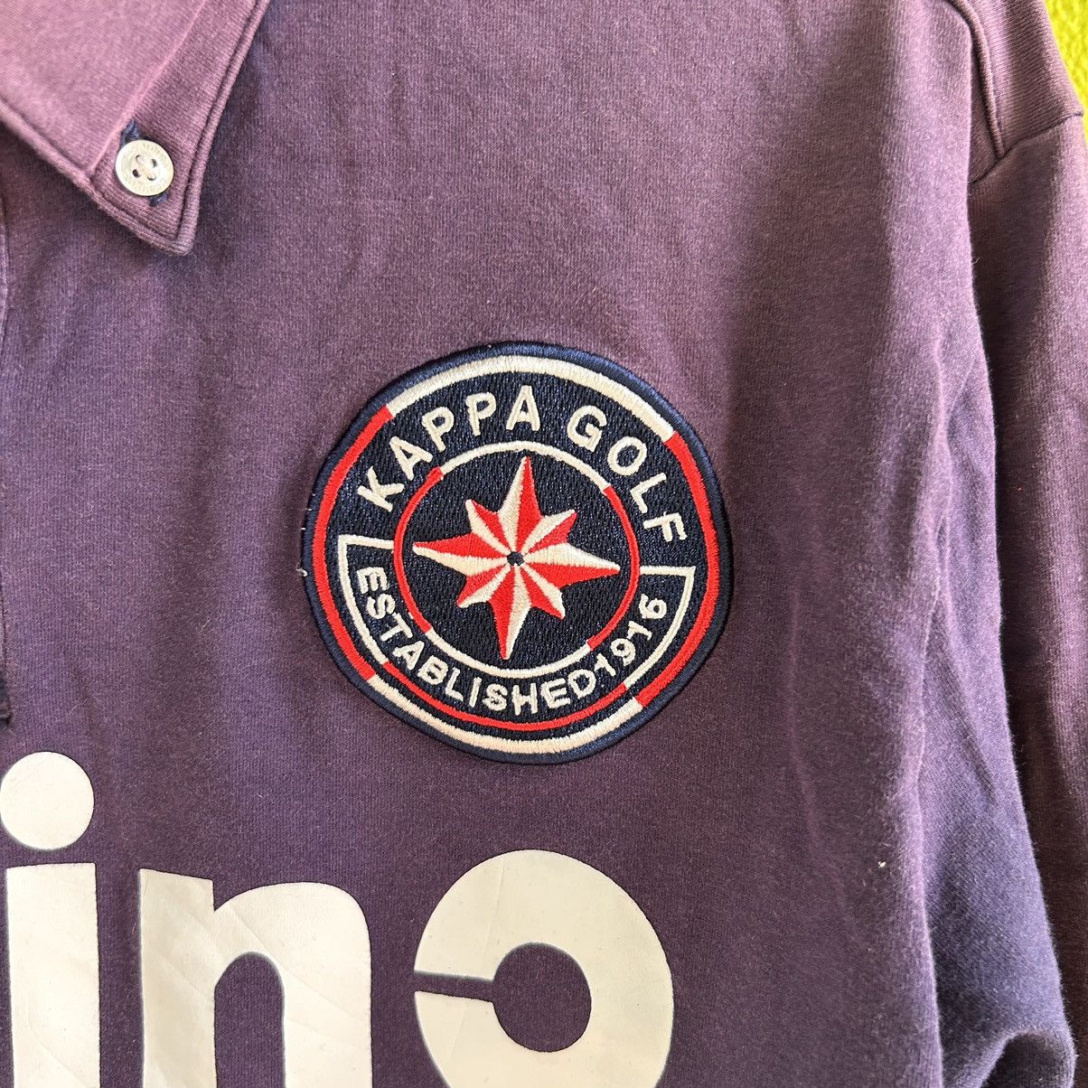 Kappa Vintage Kappa Golf Torino Faded Dark Blue Long Sleeve Shirt Size US S / EU 44-46 / 1 - 3 Thumbnail