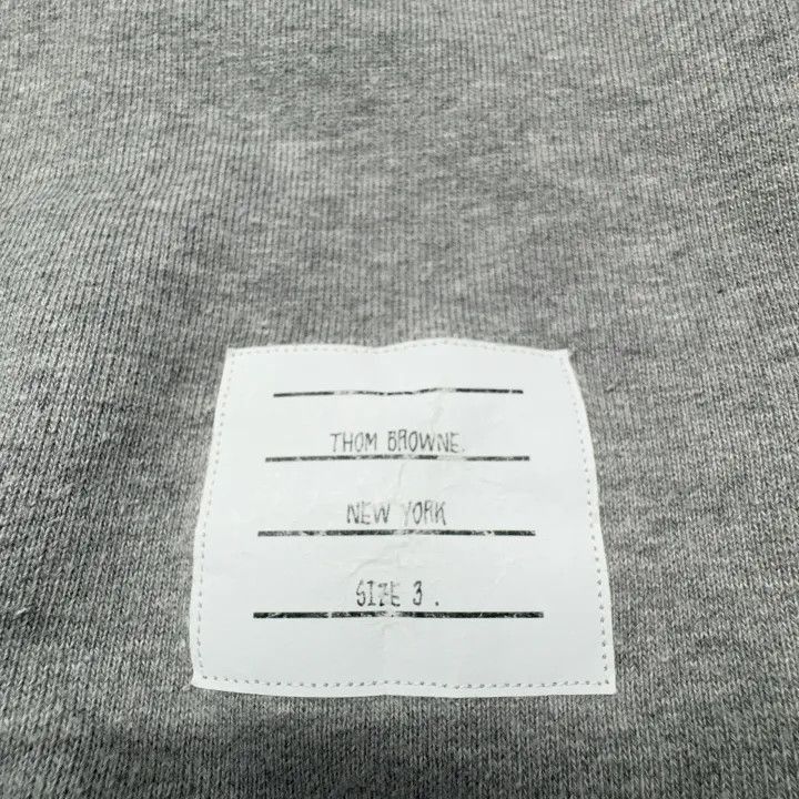 Thom Browne Thom Browne Gray Long Sleeve Sweatshirt for Men -2507 Size US L / EU 52-54 / 3 - 2 Thumbnail