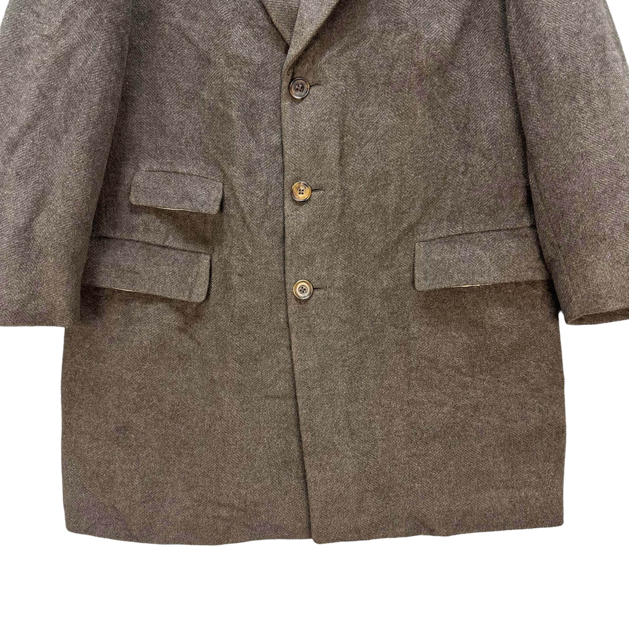 Burberry VINTAGE 90's BURBERRYS' WOOL OVERCOAT JACKET #8387-006 Size US L / EU 52-54 / 3 - 4 Thumbnail