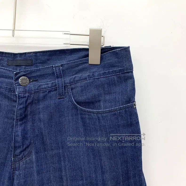 Prada Prada Dark blue cotton casual denim shorts Size 25" / US 0 / IT 36 - 3 Thumbnail