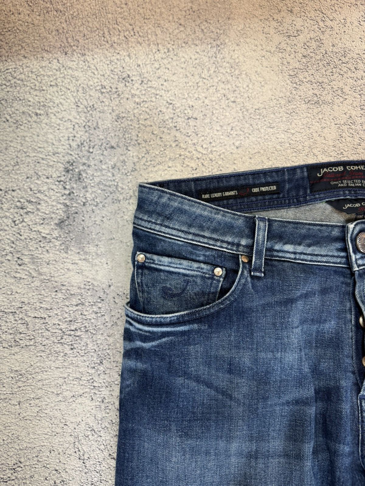 Jacob Cohen Jacob Cohen J622 Comfort Jeans 33 Handmade Dark Wash Denim Size US 33 - 8 Thumbnail