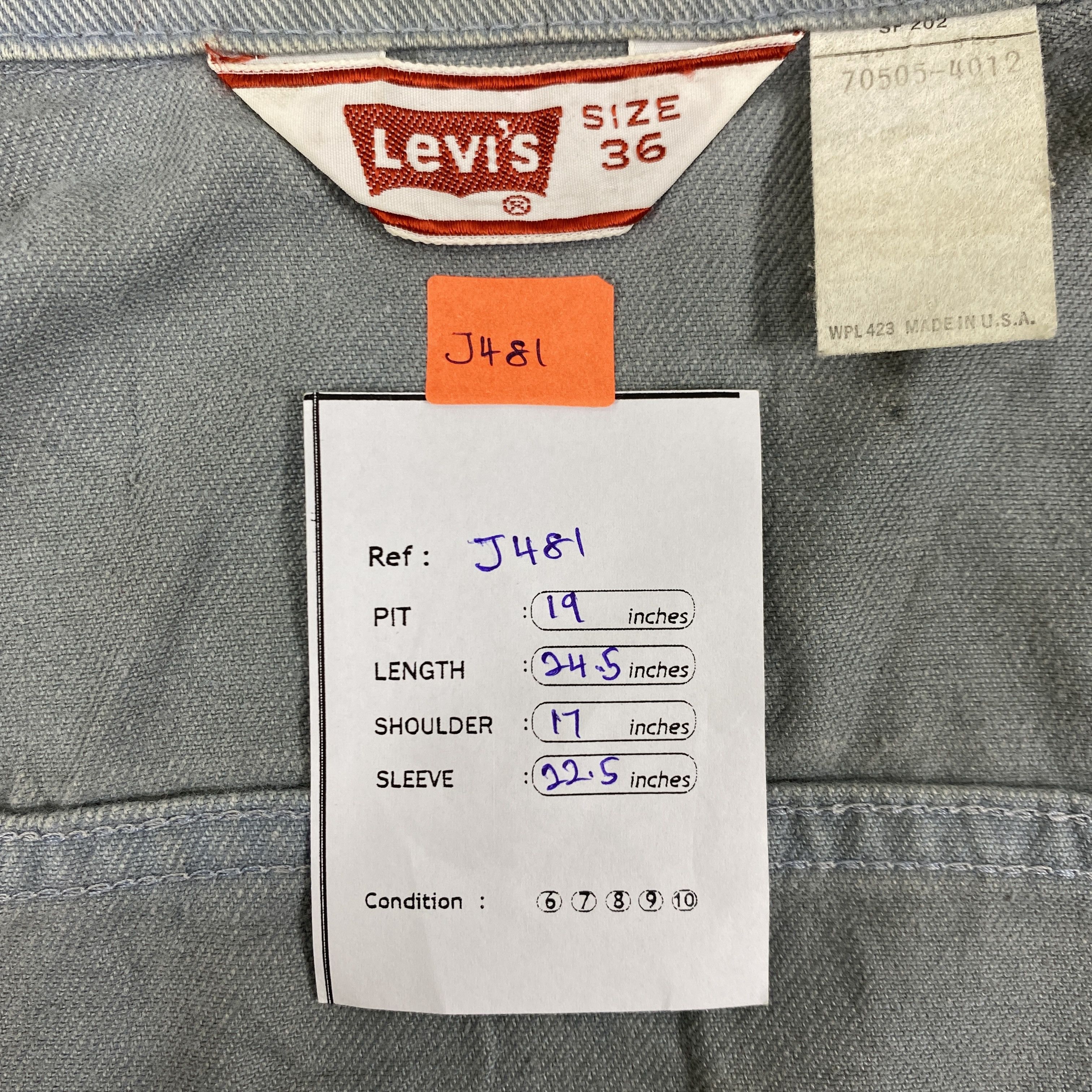 Levi's Vintage Clothing 90s Vintage Distressed Levi's Big E Denim Jacket- J481 Size US XS / EU 42 / 0 - 7 Thumbnail
