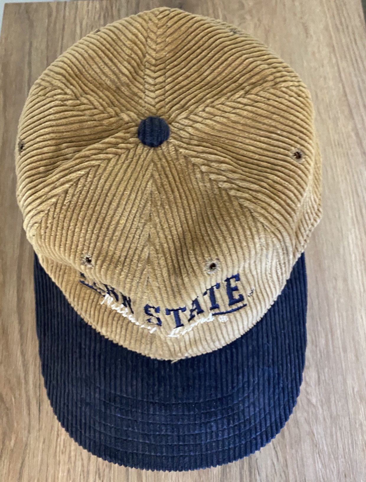 NCAA Vintage 80’s Penn State Nittany Lions Thick Corduroy Cap Hat Size ONE SIZE - 8 Thumbnail