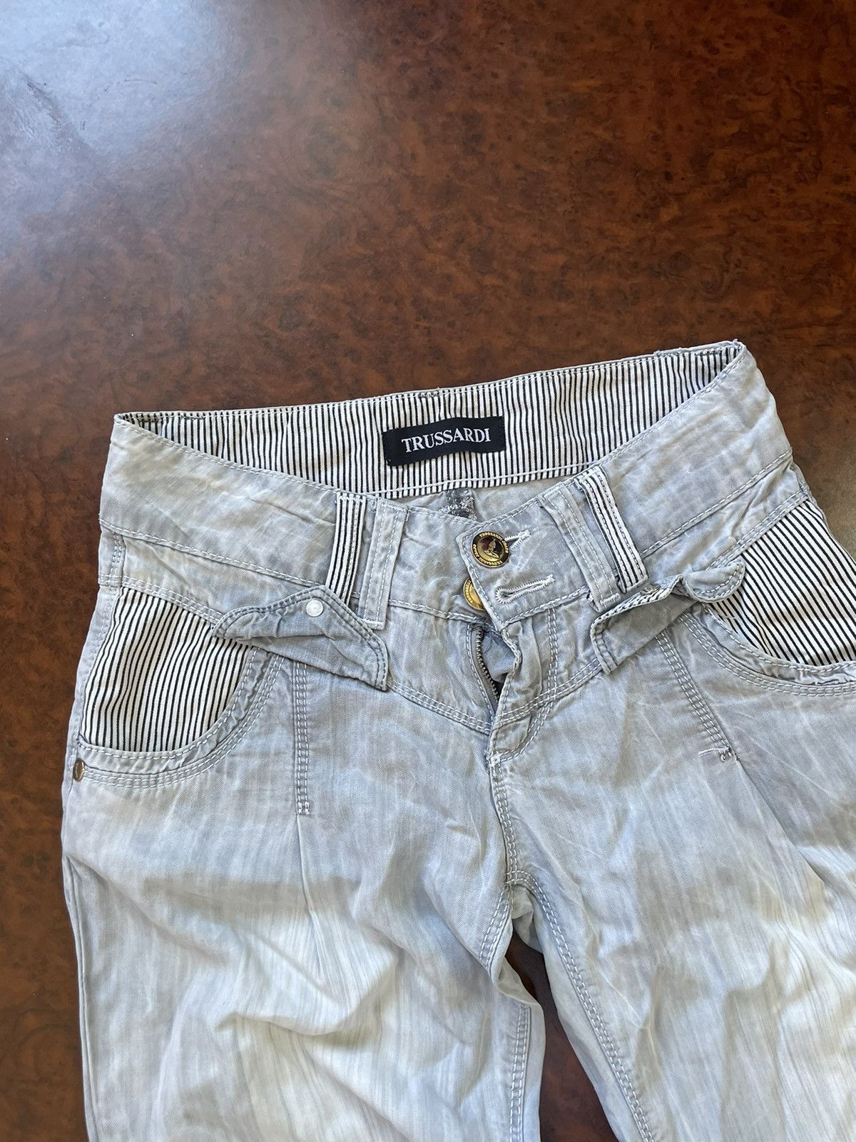 If Six Was Nine × Trussardi Trussardi printed vintage pants womens joggers Size 26" / US 2 / IT 38 - 3 Thumbnail