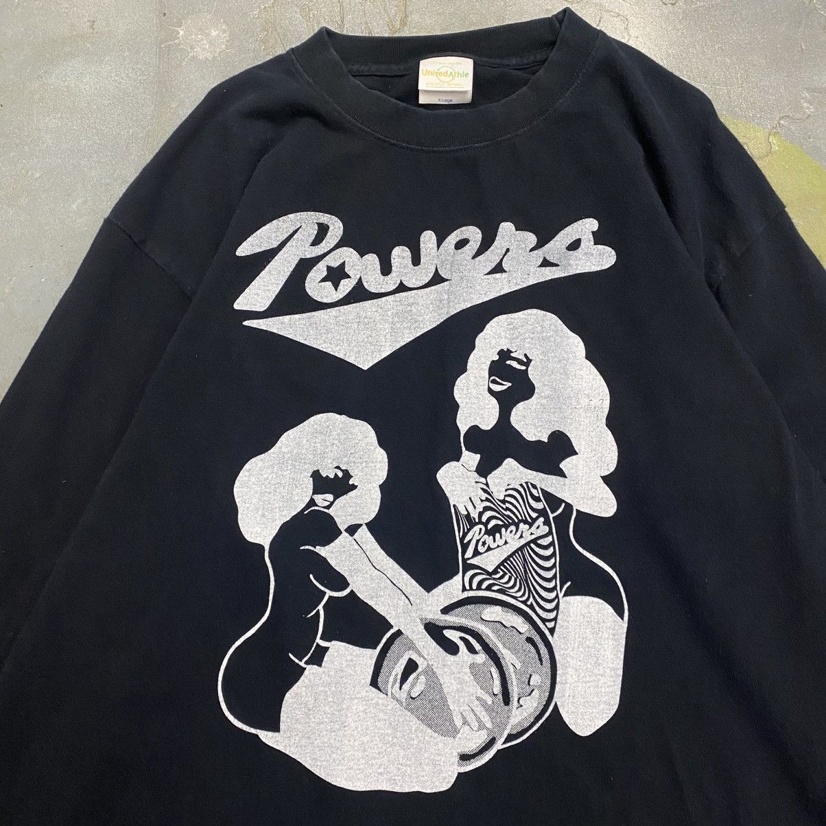 Vintage Powers Black Long Sleeve Shirt Size US L / EU 52-54 / 3 - 2 Thumbnail