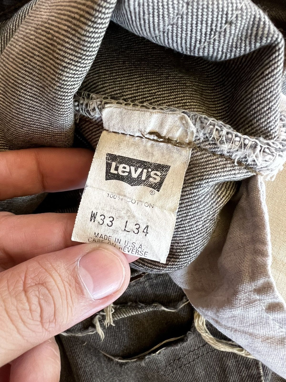 Levi's True Vintage Levis 501 USA Distress Jean Size US 31 - 22 Thumbnail