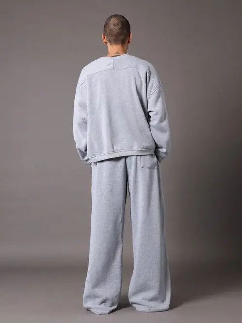 Japanese Brand × Vintage Grey loose fit sweatpants baggy Wide Leg Size US 32 / EU 48 - 4 Thumbnail