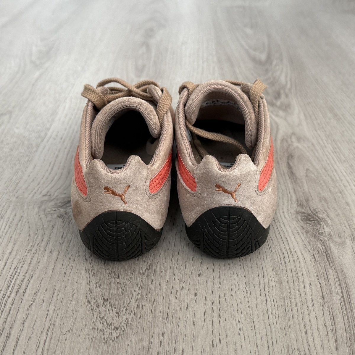 Puma Puma Speedcat Brown/Orange Suede Flat Sneakers Size US 7.5 / IT 37.5 - 8 Thumbnail