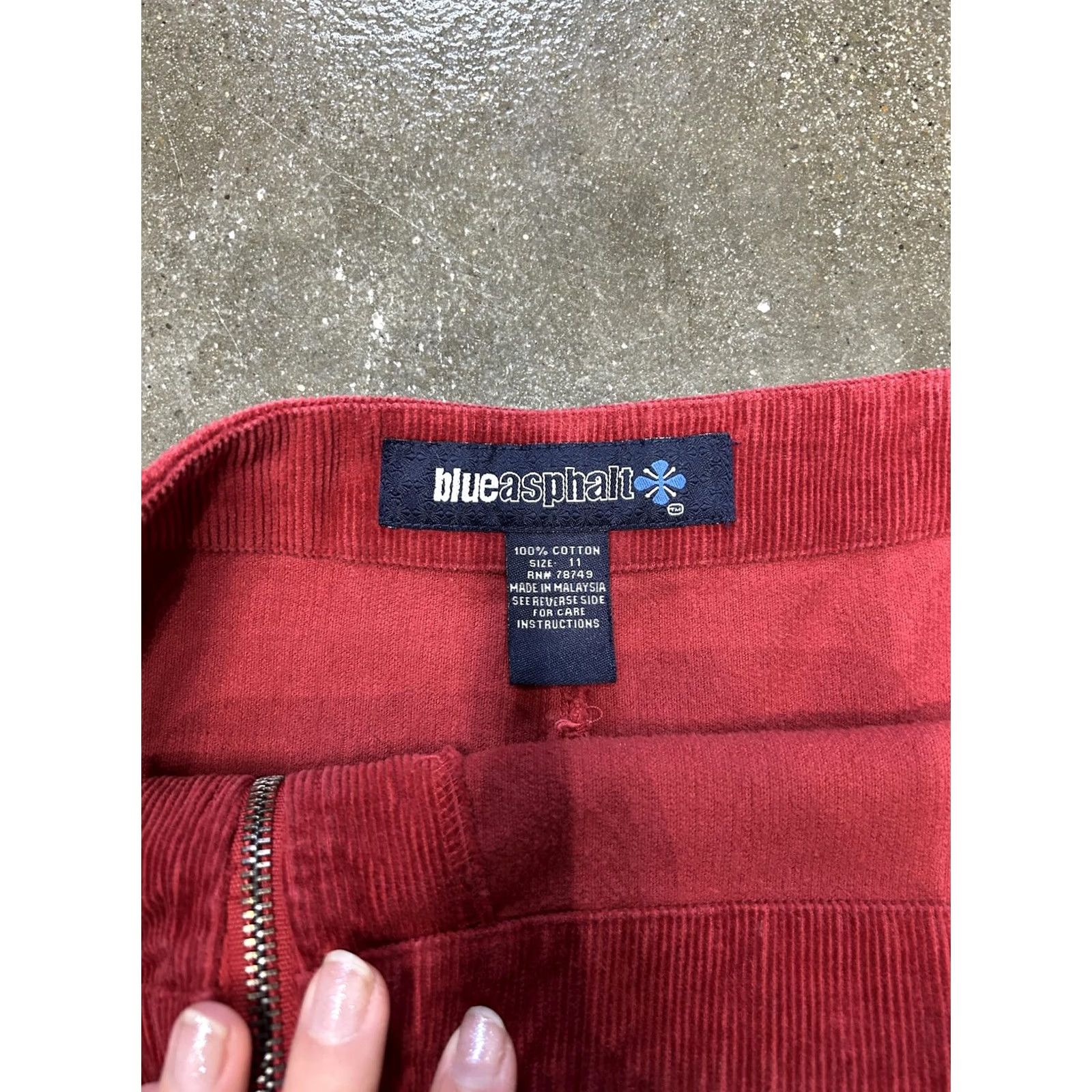 Vintage VINTAGE Blue Asphalt Skirt (No, Vintage not applicable) Size 32" / US 10 / IT 46 - 2 Thumbnail