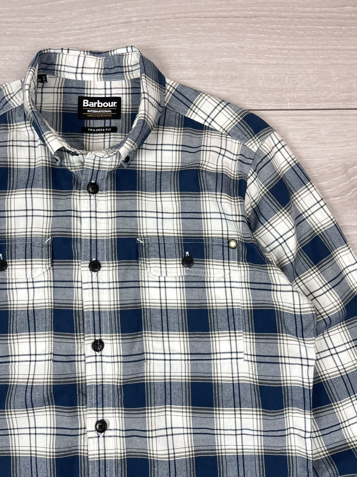 Barbour Barbour International Tailored Flannel Checkered Shirt Size US M / EU 48-50 / 2 - 6 Thumbnail
