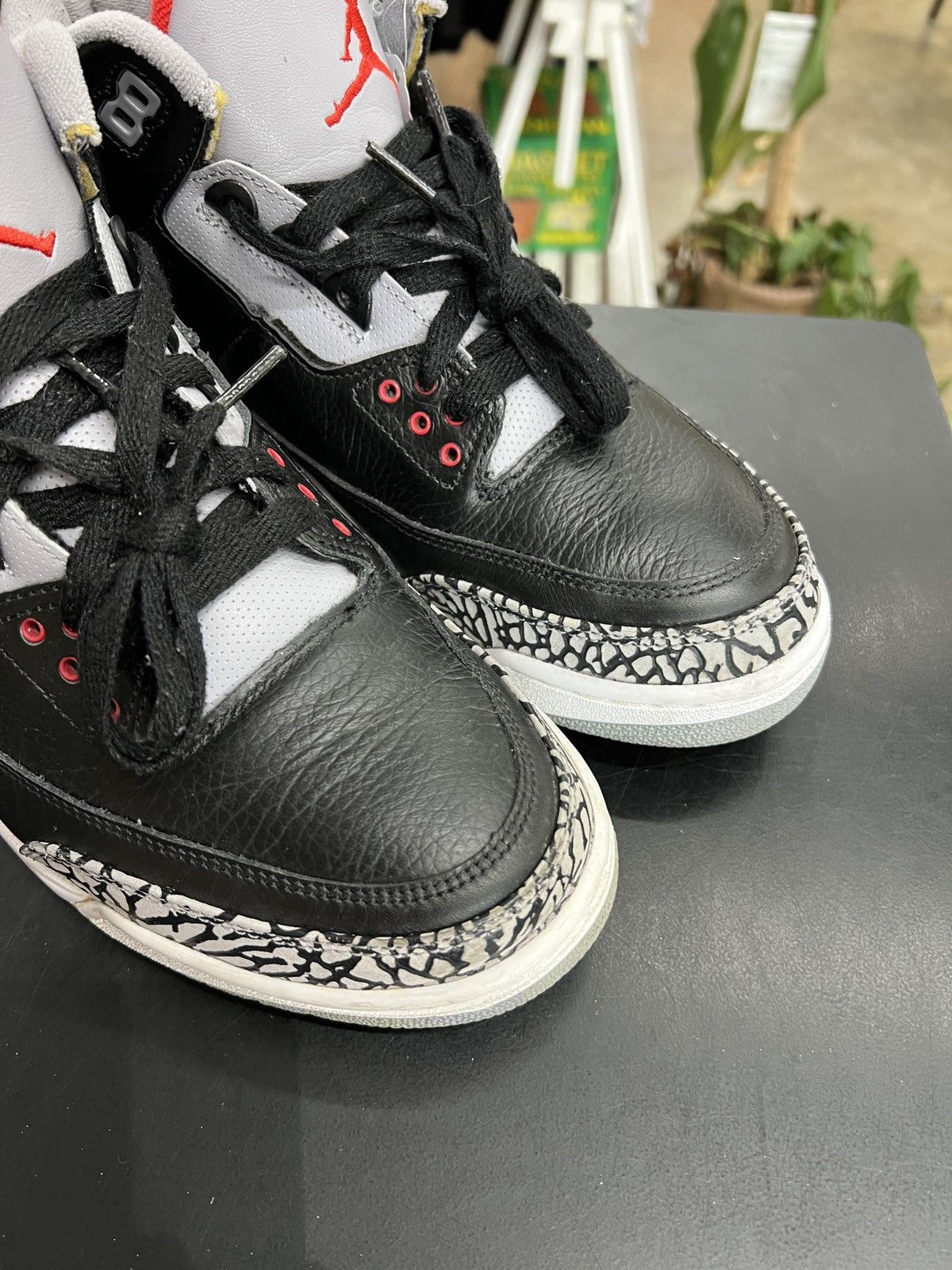Jordan Brand Air Jordan 3 Black Cement CDP Sz. 10.5 (2008) Size US 10.5 / EU 43-44 - 7 Thumbnail