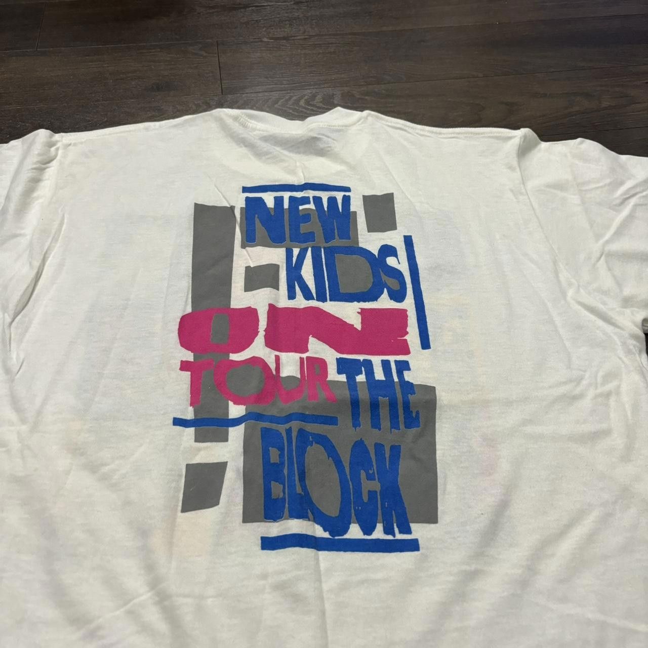 Designer Vintage New Kids On The Block T Shirt 1990 XL 1990 Size US XL / EU 56 / 4 - 3 Thumbnail