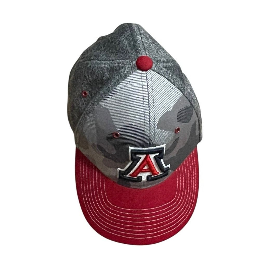 Zephyr Zephyr Mens University of Arizona Wildcats Red & Grey Hat Size ONE SIZE - 4 Thumbnail