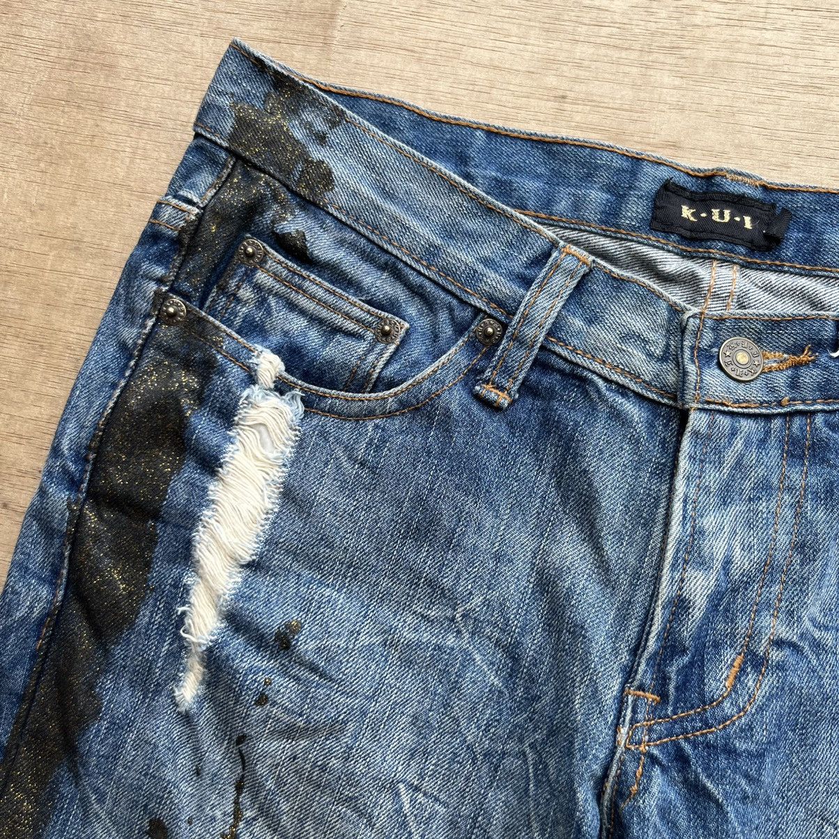 If Six Was Nine × Japanese Brand KUI DISTRESSED DENIM BOOTCUT IF SIX WAS NINE STYLE Size US 32 / EU 48 - 5 Thumbnail