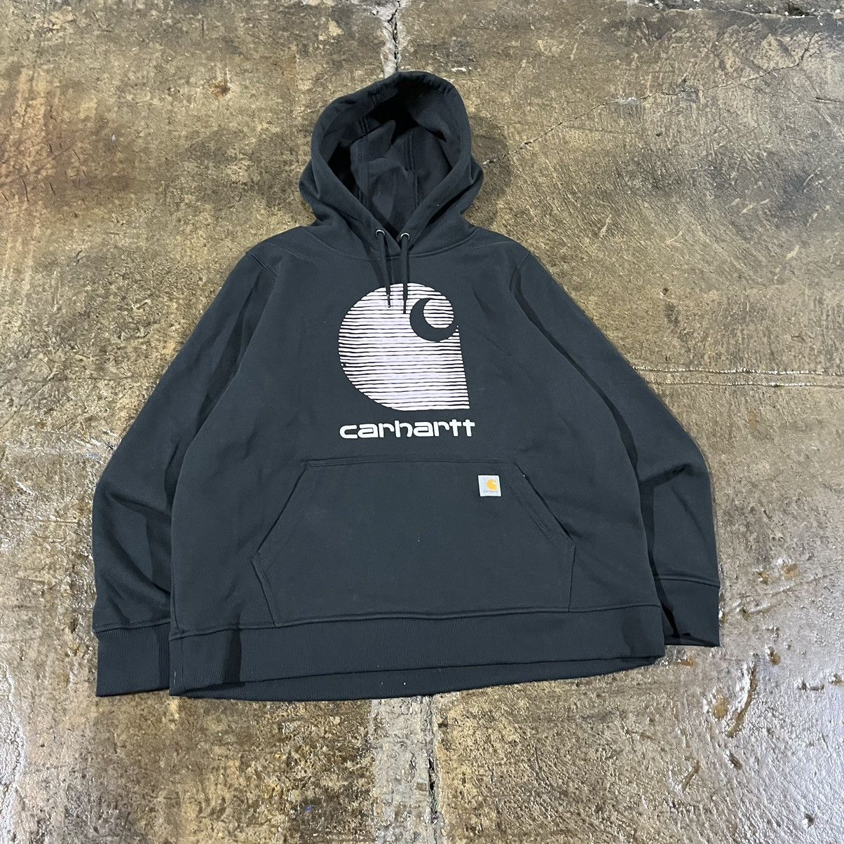 Carhartt × Vintage Crazy Carhartt Workwear Skater Logo Hoodie Y2K Size XL Size US XL / EU 56 / 4 - 2 Thumbnail