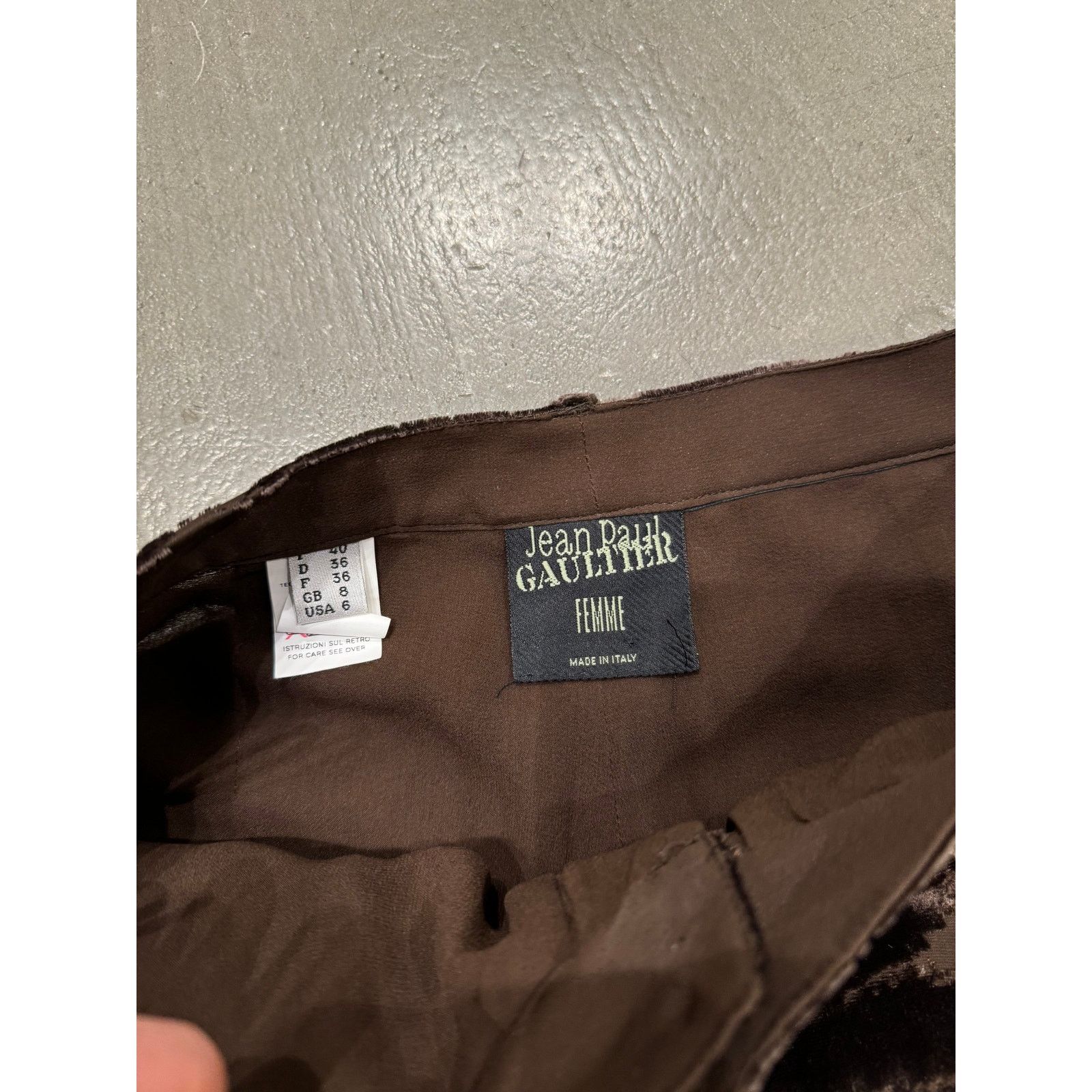 Jean Paul Gaultier 1990s J Pau Gaultier mainline velvet distressed pants Size 27" / US 4 / IT 40 - 9 Thumbnail
