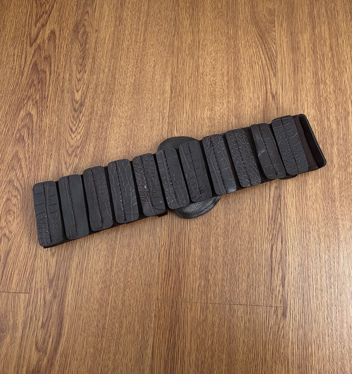 If Six Was Nine × Japanese Brand × Le Grande Bleu (L.G.B.) Alligator leather belt Size ONE SIZE - 5 Thumbnail