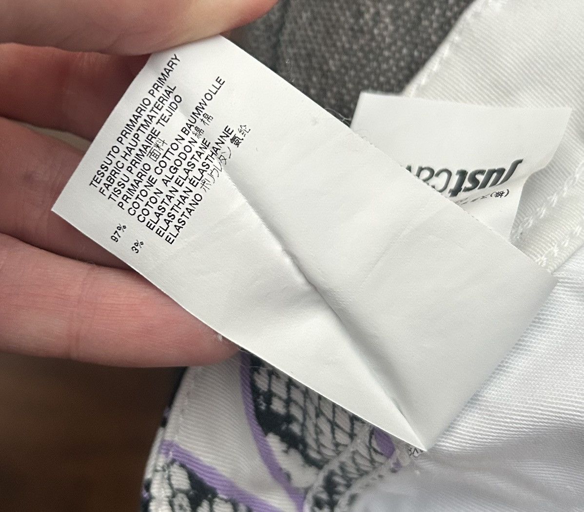 Just Cavalli Vintage Just Cavalli Floral Print Skinny Jeans Ankle Zip Size 26" / US 2 / IT 38 - 11 Thumbnail