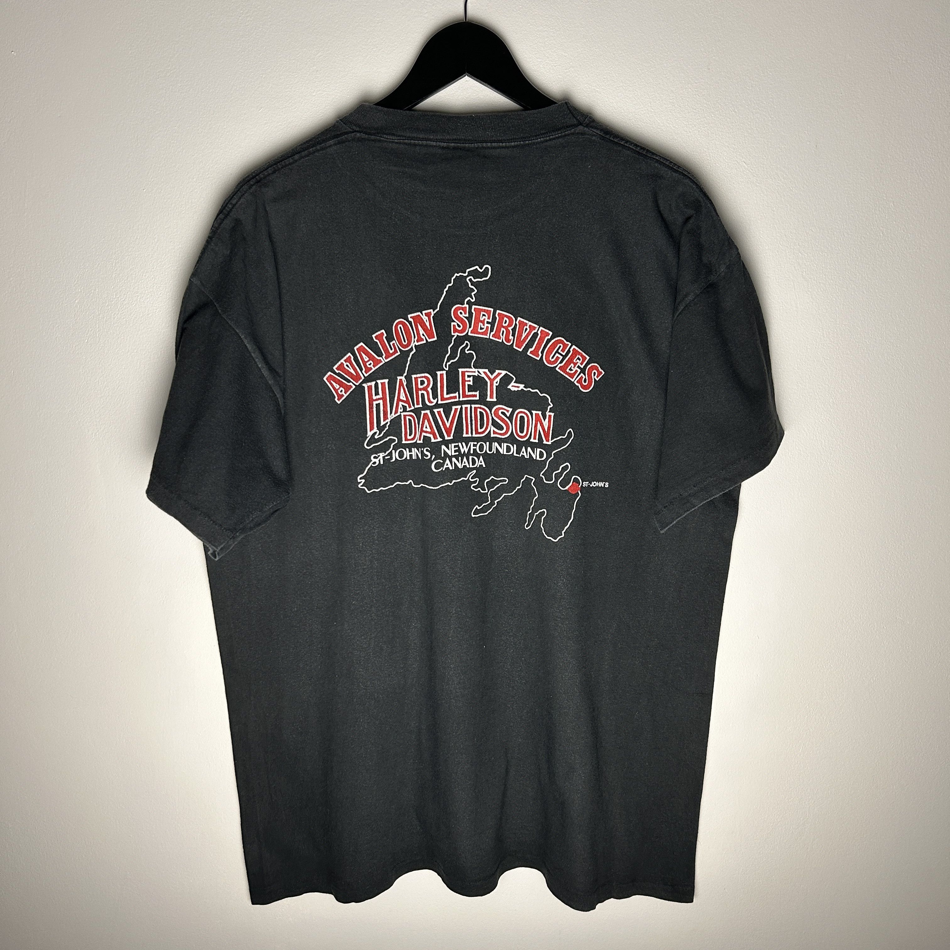 Harley Davidson Harley Davidson Eagle 1987 3D Emblem T-shirt Size US XL / EU 56 / 4 - 2 Thumbnail