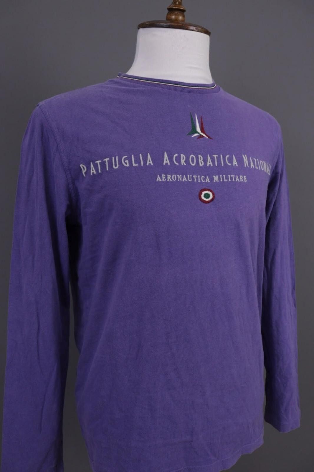 Aeronautica Militare Aeronautica Militare Purple Big Logo Pullover Sweater Size L Size US L / EU 52-54 / 3 - 7 Thumbnail