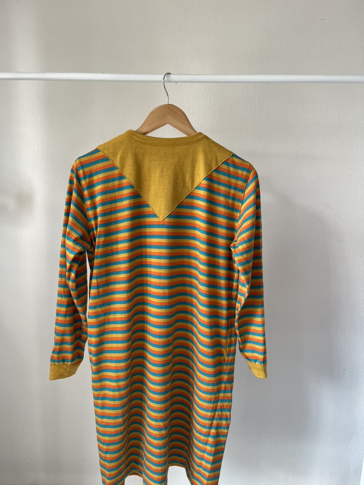 Issey Miyake × Pleats Please Issey Miyake 70s Issey Miyake Stripe Dress Size M / US 6-8 / IT 42-44 - 6 Thumbnail