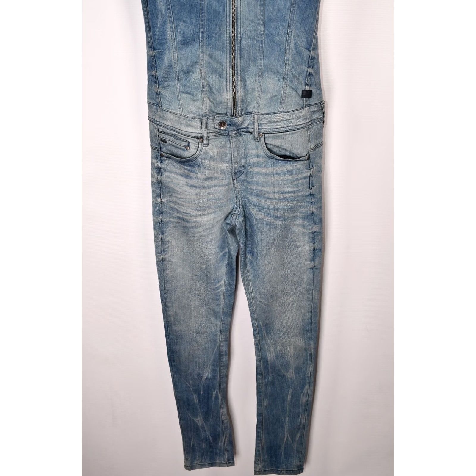 G-Star G-Star MIDGE DENIM ZIP SUIT JUMPSUIT S/Mood? No Size 28" / US 6 / IT 42 - 4 Thumbnail