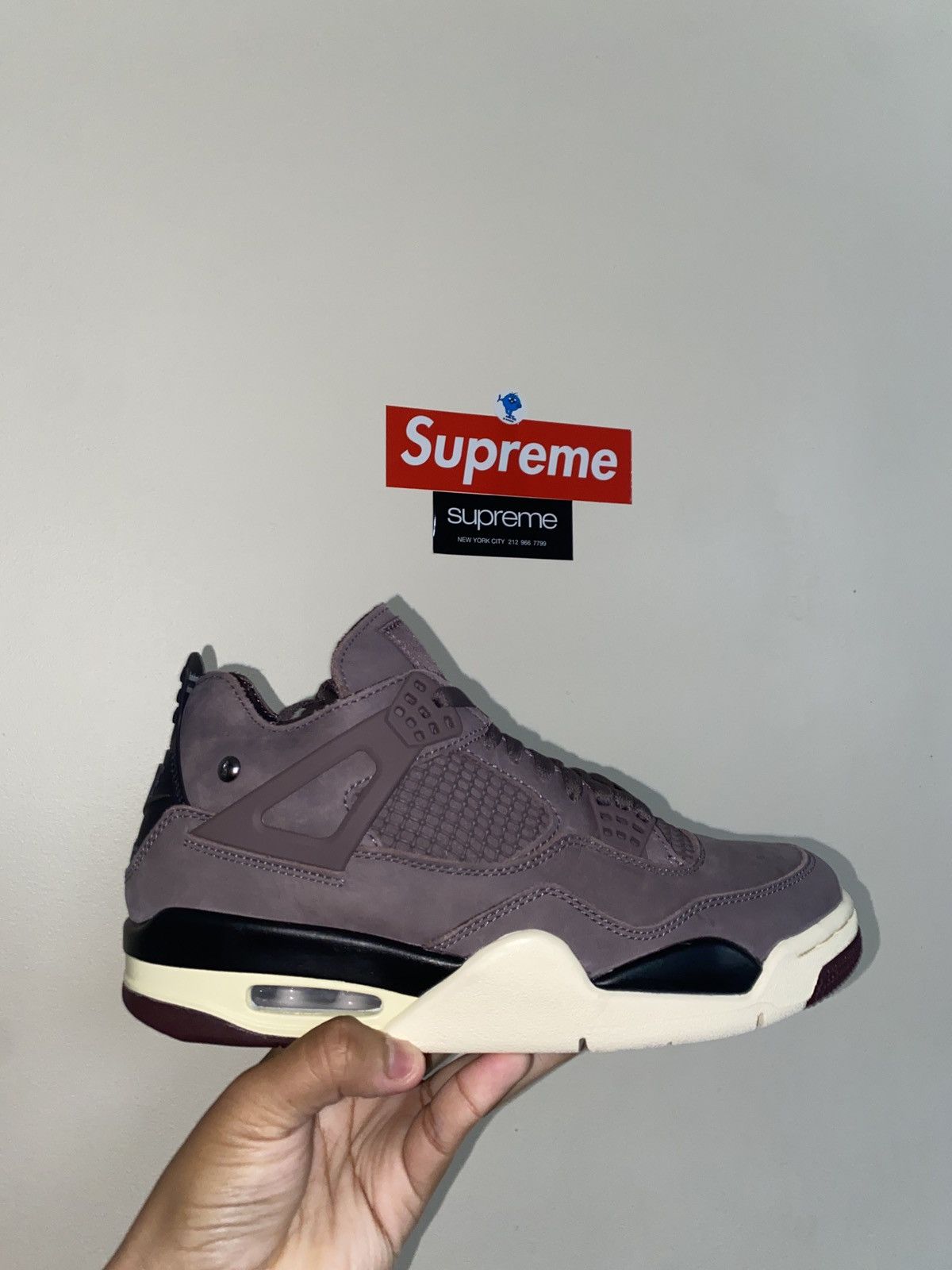 image of Jordan 4 Retro A Ma Maniére Violet Ore Shoes, Men's (Size 7)