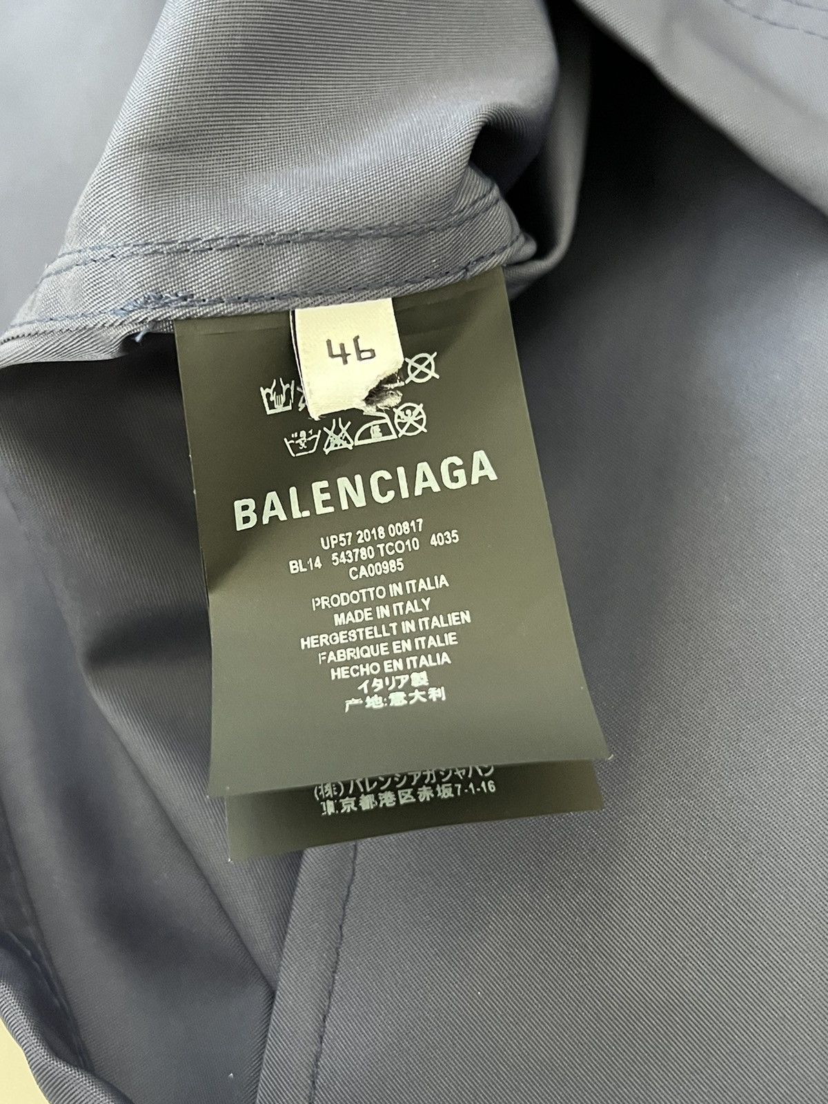 Balenciaga Balenciaga Black World Food Programme Windbreaker Jacket Size US S / EU 44-46 / 1 - 9 Thumbnail