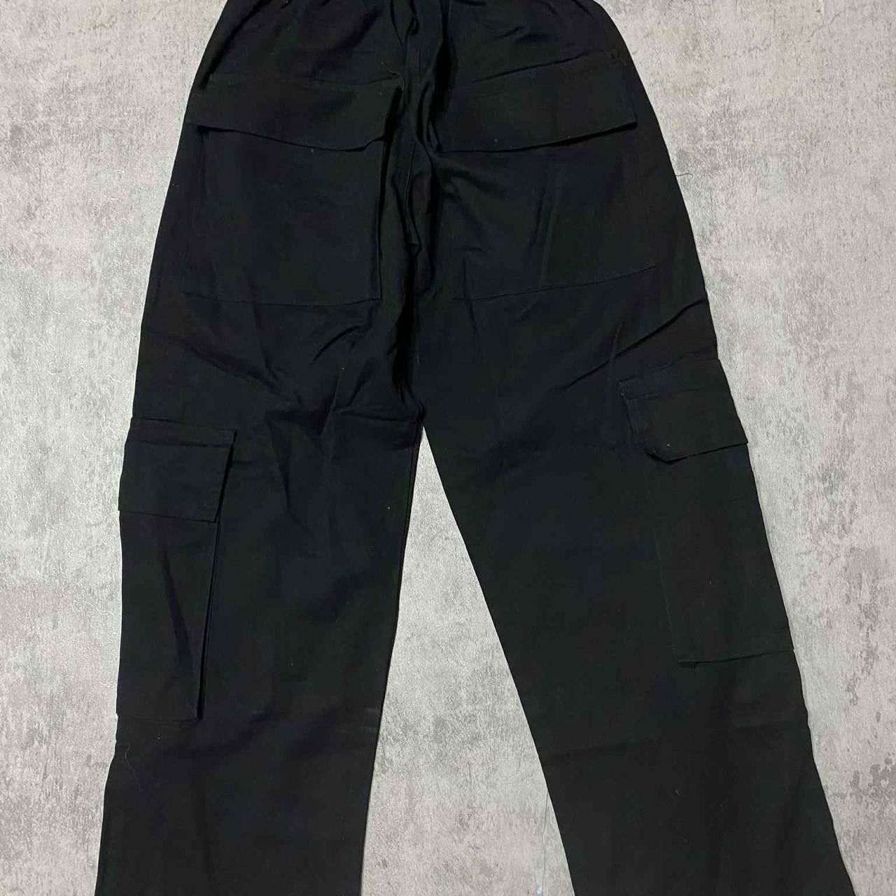 Other Black cargo trousers with adjustable waist #cargopants Size 32" / US 10 / IT 46 - 4 Thumbnail