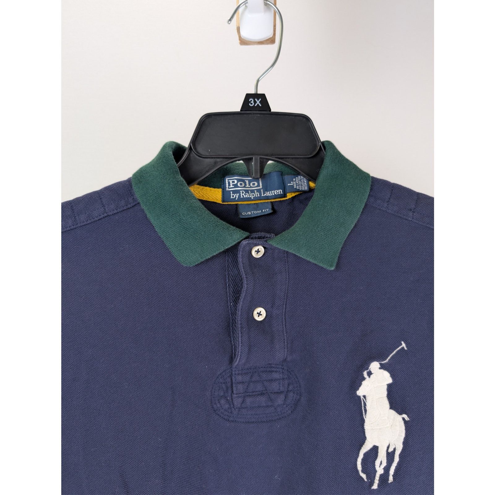 Polo Ralph Lauren o1rshd1 Polo Shirt in Navy Blue Size US L / EU 52-54 / 3 - 7 Thumbnail