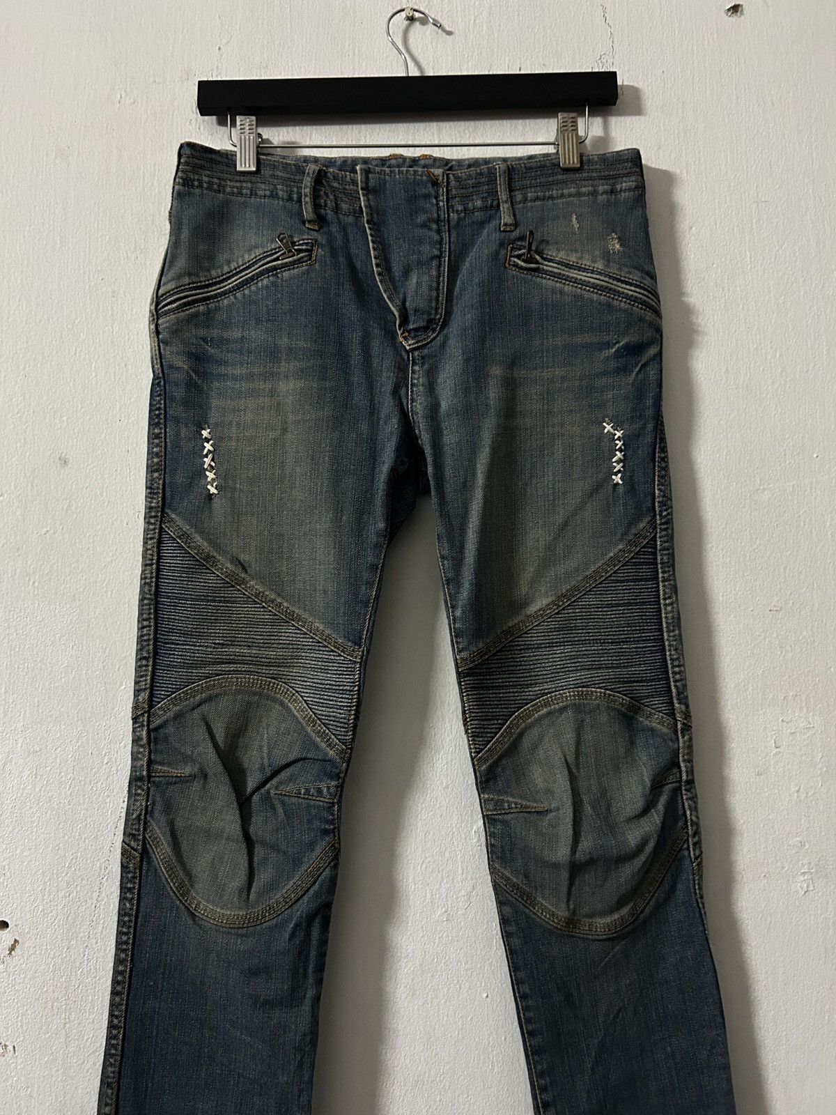 GOA 2000’s G.O.A mud wash biker jeans Size US 30 / EU 46 - 2 Thumbnail
