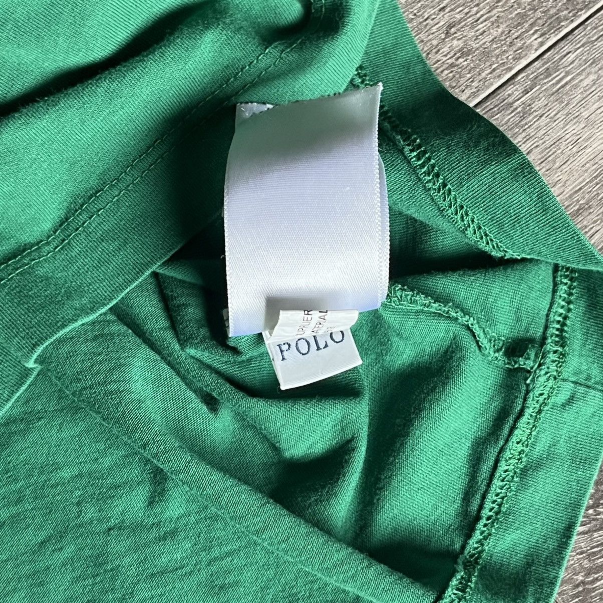 Polo Ralph Lauren Vintage Polo Ralph Lauren Varsity Logo Longsleeve Hoodie Tee Size US M / EU 48-50 / 2 - 9 Thumbnail
