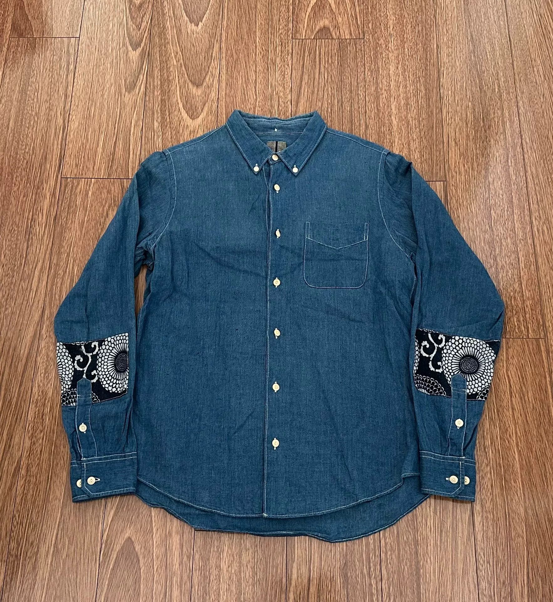 Visvim visvim lungta long sleeve patch shirt Size US S / EU 44-46 / 1 - 1 Thumbnail