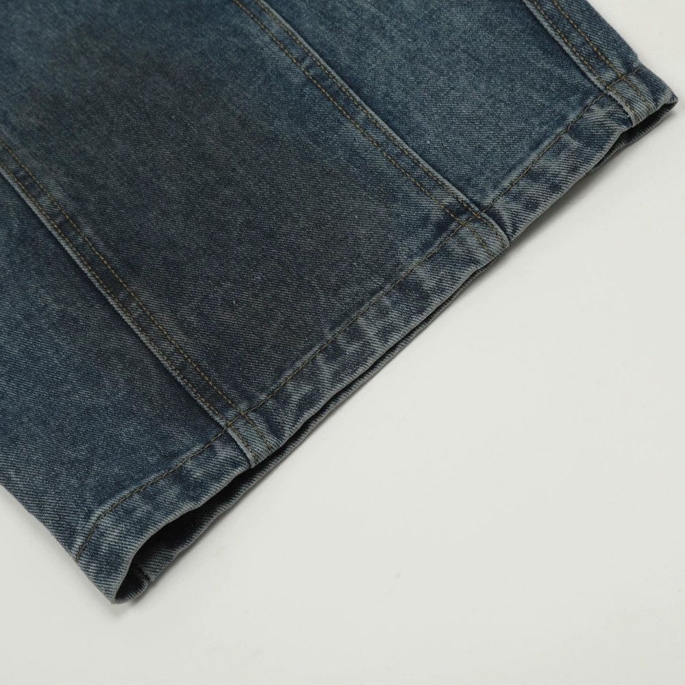 Vintage Men's loose washed wide-leg gradient scimitar jeans Size US 32 / EU 48 - 6 Thumbnail