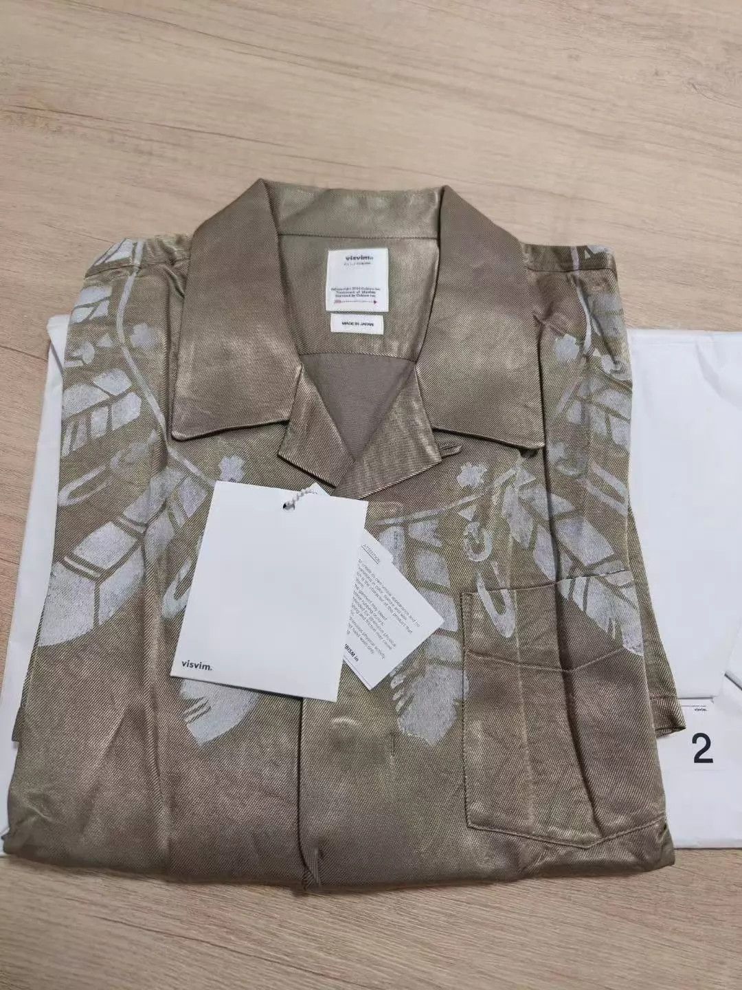 Visvim visvim 19SS SPOT FREE EDGE SHIRT S/S Feathers Beige 2 Size US M / EU 48-50 / 2 - 7 Thumbnail