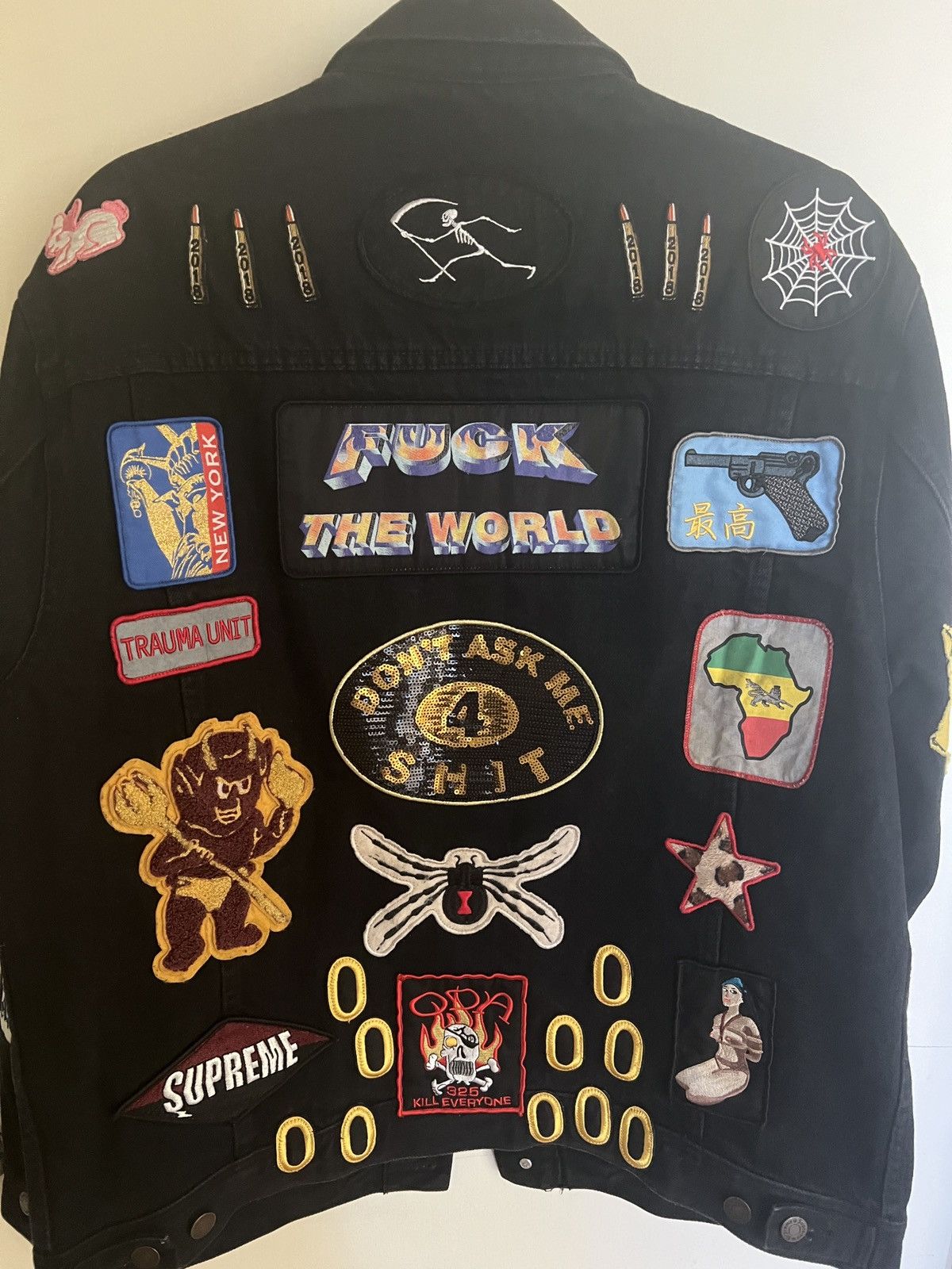 Supreme SS18 Supreme Denim Patches Jacket Size US L / EU 52-54 / 3 - 2 Thumbnail
