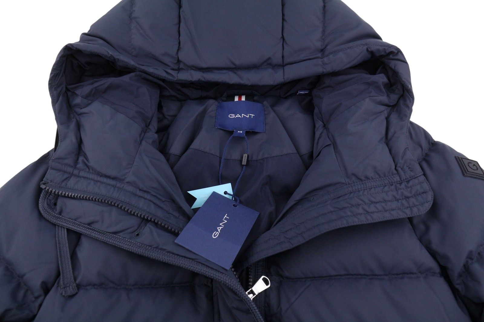 Gant LONG DOWN XS Evening Blue Quilted Jacket 87273 Size XS / US 0-2 / IT 36-38 - 7 Thumbnail