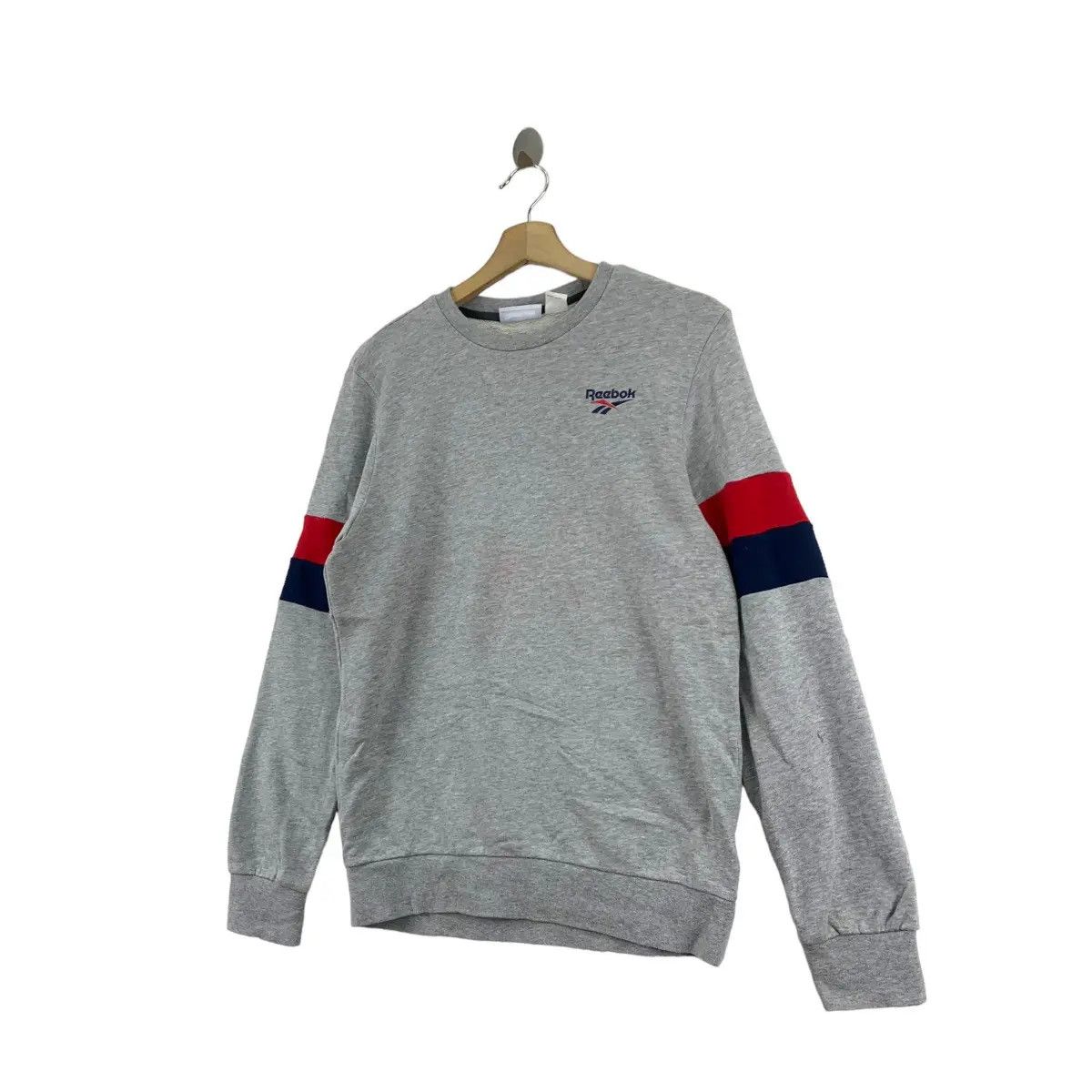 Reebok Vintage REEBOK CLASSIC Embroidered Ringer Sweatshirt Size M / US 6-8 / IT 42-44 - 4 Thumbnail